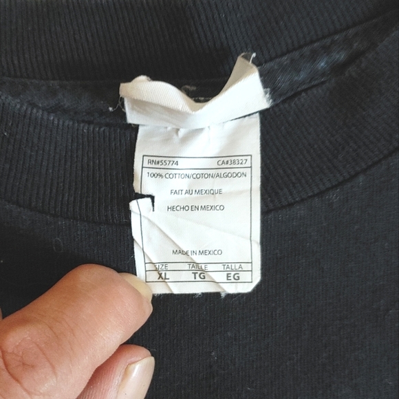 NFL New York Jets Tim Tebow #15 Tshirt Youth XL Black Short Sleeve Made in Mexio - Picture 8 of 12